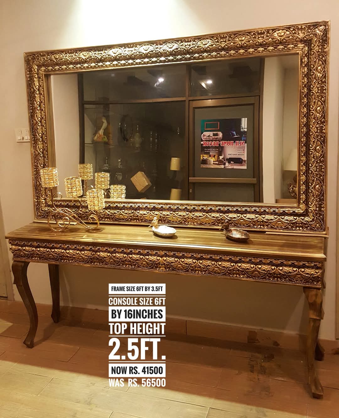 Console with Mirror frame (001)